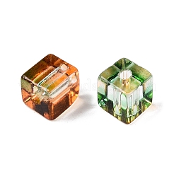 Perles de verre transparentes de peinture de cuisson&nbsp;LS-DGLA-N005-01A-01