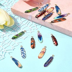 16шт 8 стиля подвески из сплава с эмалью&nbsp;FIND-FS0002-69