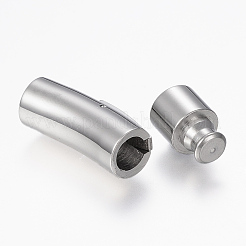 変色しにくい304ステンレススチール製バヨネット留め具  チューブ  ステンレス鋼色  31x9x10mm  穴：7mm&nbsp;STAS-F131-13P