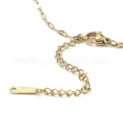 Collane con pendente a forma di cuore in ottone dorato chiaro con micro pavè di zirconi&nbsp;NJEW-E105-09KCG-01