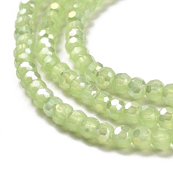 Ständer aus imitierten Jade-Glasperlen&nbsp;LS-EGLA-A035-J3mm-B01