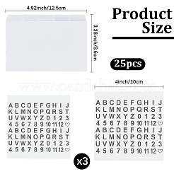 25 лист бумаги для переплета разделители&nbsp;AJEW-CP0009-49B