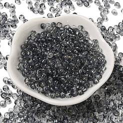 Прозрачные цвета стеклянные круглые бусины&nbsp;SEED-F006-05A-13