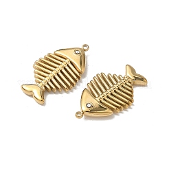 Подвески из нержавеющей стали 304 со стразами&nbsp;STAS-V015-02G