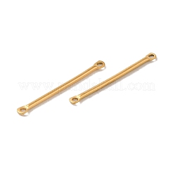 Placcatura ionica (ip) 304 connettori in acciaio inossidabile charms&nbsp;STAS-Q323-06C-G