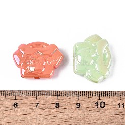 Непрозрачные акриловые бусины с УФ-покрытием OACR-T028-76