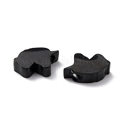 イオンプレーティング（IP）304ステンレススチールチャーム  馬の頭  ガンメタ色  10.5x8.5x3mm  穴：1.6mm&nbsp;STAS-F271-16B