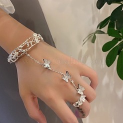 Сплав спутниковые цепи звено кольцо браслеты FS-WG5C966-01