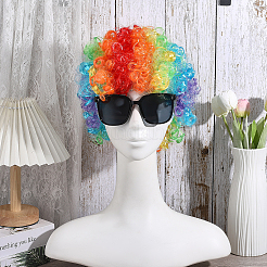 6 Stück 6 Stile Afro-Perückenkappe für Halloween&nbsp;DIY-WR0005-37