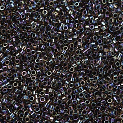 MIYUKIデリカビーズ  シリンダー  日本製シードビーズ  11/0  （db0089)ブルーの裏地付きライトトパーズab  1.3x1.6mm  穴：0.8mm  約2000PCS /ボトル  10 G /ボトル&nbsp;SEED-JP0008-DB0089
