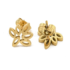 Boucles d'oreilles à tige en acier inoxydable 304&nbsp;EJEW-G384-04C