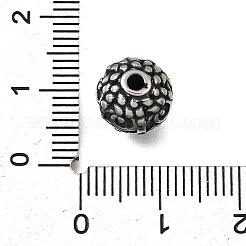Cuentas grabadas de acero inoxidable 304&nbsp;STAS-H263-17AS-07