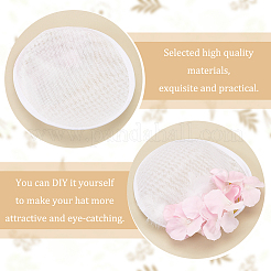 Основание мини-шляпы из льняной ткани AJEW-WH0472-53A