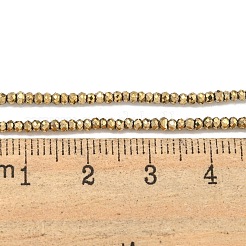 Гальванические нити из синтетических немагнитных гематитовых бусин G-C136-K01-01