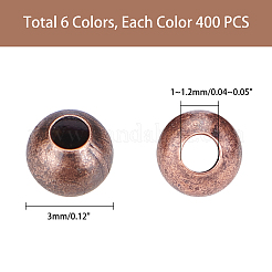 Spacer бисер латунные&nbsp;KK-PH0001-36