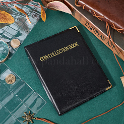 Складная книга для коллекции монет из пвх&nbsp;AJEW-WH20007-58