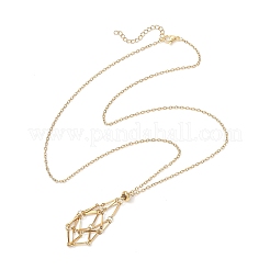 304 Edelstahl Makramee Beutel leer Steinhalter Halskette machen&nbsp;NJEW-JN05237-02