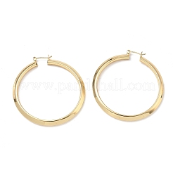 Grandes boucles d'oreilles en laiton pour femmes&nbsp;KK-CBA4112-06G