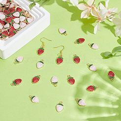 100 pièces 2 couleurs pendentifs en alliage plaqué or clair&nbsp;ENAM-ME0001-01