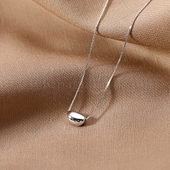 Бусины 925 стерлингового серебра кулон ожерелья для женщин&nbsp;FS-WGEDBD6-01