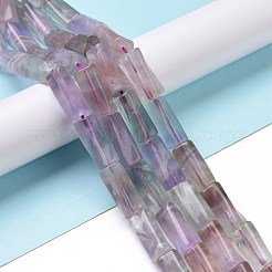Fluorite naturale perline colonna torsione fili&nbsp;G-L240-02