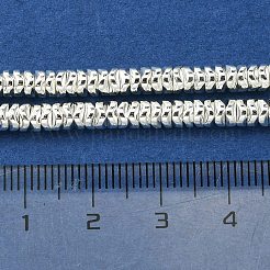 Гальванические нити из синтетических немагнитных гематитовых бусин G-H020-F01-04