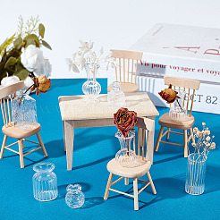 8шт. 8-х стилистическая стеклянная ваза AJEW-GO0001-74