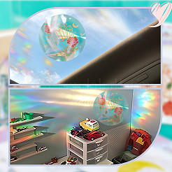 Haustier-Regenbogen-Fensteraufkleber&nbsp;DIY-WH0409-70J