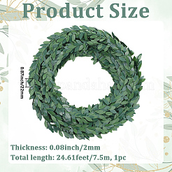 1 шт. пластик и железная проволока имитация зеленого растения&nbsp;AJEW-SP0003-88