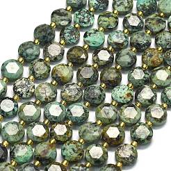 Бусы натуральная африканская бирюза (яшма) G-C116-A154-01