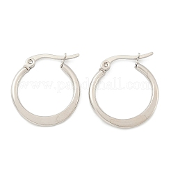 Серьги-кольца из нержавеющей стали 304&nbsp;EJEW-F105-23P