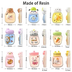 Кабошоны из полупрозрачной эмали из смолы CRES-CJ0001-56