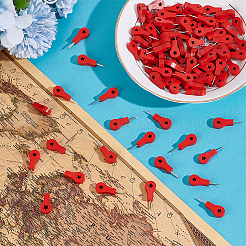 Кнопки из дерева в форме звезды&nbsp;AJEW-WH0348-875