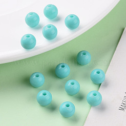 Opake Legierung Perlen&nbsp;MACR-S370-C8mm-SS2107