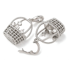 Латунный микро-паве кубический цирконий KK-A279-21P