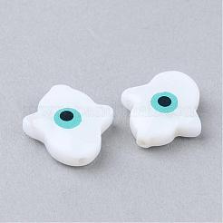 天然淡水シェルビーズ  15~16x14x5~6mm  穴：1mm&nbsp;SHEL-F001-32
