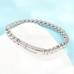 Bracelets en acier inoxydable 304 pour femmes et hommes&nbsp;BJEW-H643-11P
