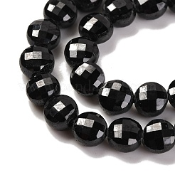 Natürlichen schwarzen Spinell Perlen Stränge&nbsp;X-G-F770-B01-01
