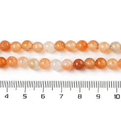 Натуральный красный агат бисер нитей&nbsp;G-A248-A06-01