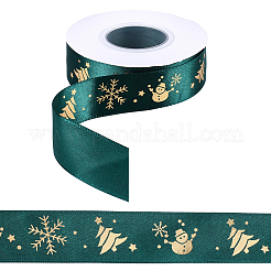 1 Rolle weihnachtlich bedrucktes Ripsband aus Polyester&nbsp;OCOR-CY0002-93
