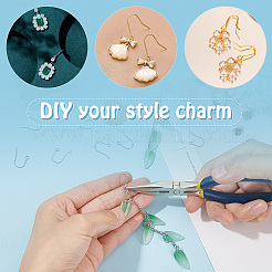 200 шт. крючки для сережек из нержавеющей стали 304&nbsp;STAS-UN0058-59P