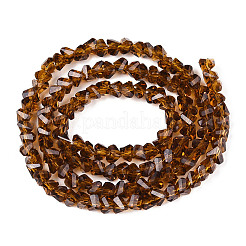 Прозрачные стеклянные бусины&nbsp;GLAA-N018-4mm-01