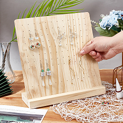 Витрины для сережек с наклоном из дерева EDIS-WH0021-21