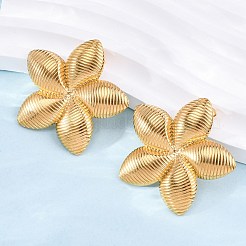 Orecchini a bottone in acciaio inossidabile 304 per donna&nbsp;EJEW-K306-19G