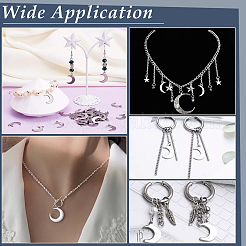 Из нержавеющей стали луна подвески STAS-UN0001-55P