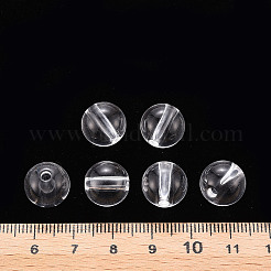 透明なアクリルビーズ  ラウンド  透明  12x11mm  穴：2.5mm&nbsp;X-MACR-S370-A12mm-205