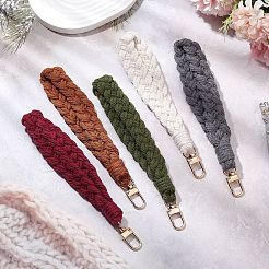 Ручная работа макраме хлопковые нитки ремешок на запястье подвеска украшение&nbsp;HJEW-JM02623