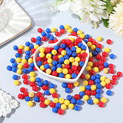 Непрозрачные акриловые бусины&nbsp;SACR-PA0001-04B-02