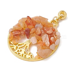 7 шт. 7 стиля натуральный зеленый авантюрин PALLOY-JF02906