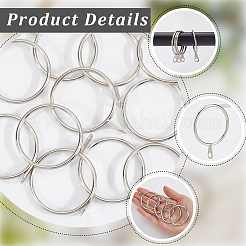 Железная драпировка скользящие кольца для проушин&nbsp;IFIN-SP0001-17B-P